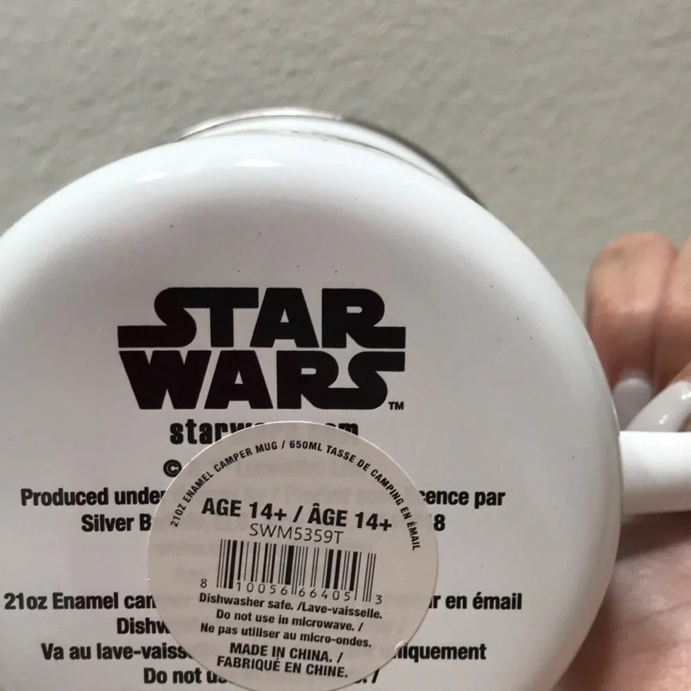 NEW STAR WARS Coffee cup Tea hot chocolate mug ☕️ Camper retro baby yoda